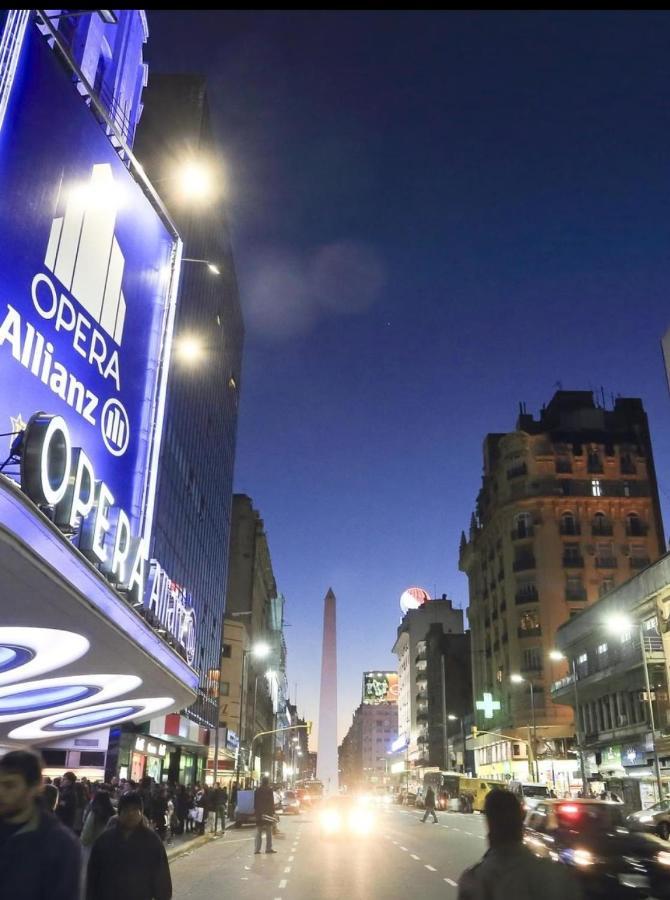 Que Mejor Vista Del Obelisco Piso A La Calle Corrientes Buenos Aires Dış mekan fotoğraf