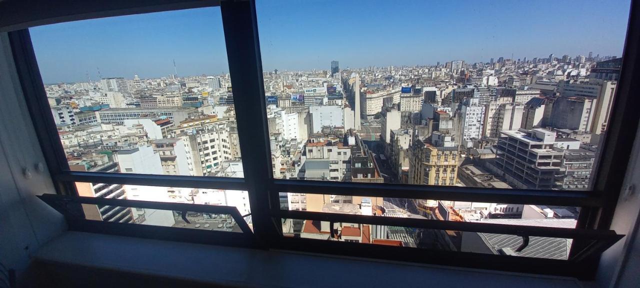 Que Mejor Vista Del Obelisco Piso A La Calle Corrientes Buenos Aires Dış mekan fotoğraf