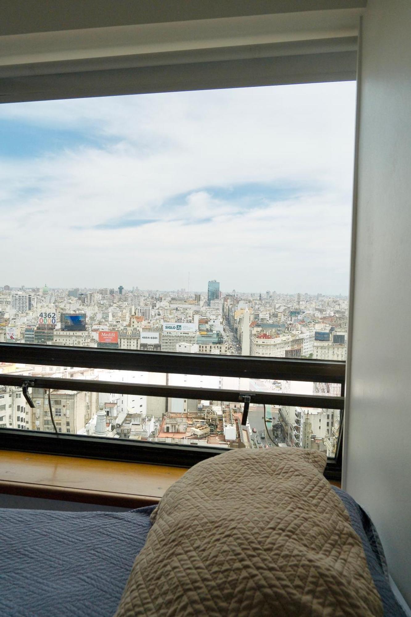 Que Mejor Vista Del Obelisco Piso A La Calle Corrientes Buenos Aires Dış mekan fotoğraf